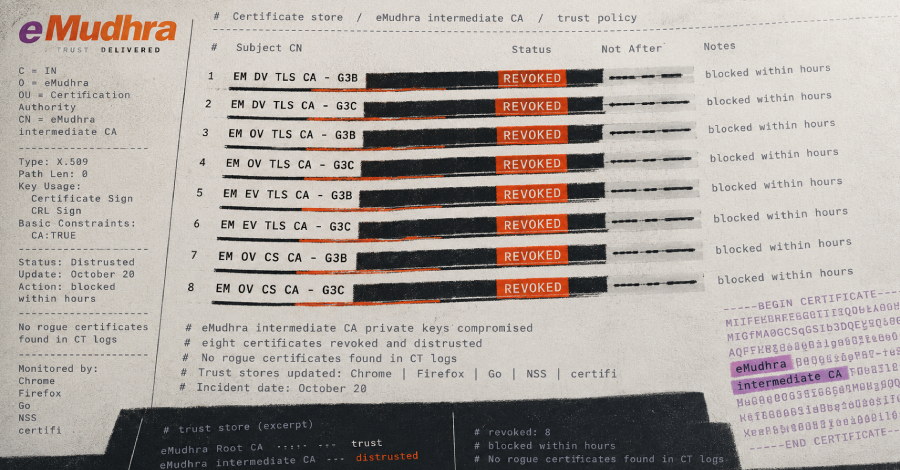 Kompromi 8 Kunci CA eMudhra Menimbulkan Penyesuaian Darurat pada Browser dan Perangkat Lunak
