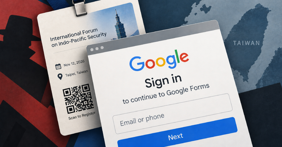 UAT-11985 Menggunakan Undangan Acara Palsu untuk Menargetkan Afiliasi Penelitian Taiwan dengan Phishing AitM Google